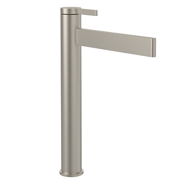 Villeroy and Boch Dawn Tall Single Lever Basin Mixer - Brushed Nickel Matt