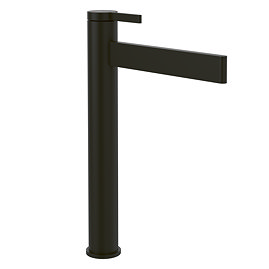 Villeroy and Boch Dawn Tall Single Lever Basin Mixer - Matt Black