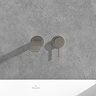 Villeroy and Boch Dawn Wall Mounted Single Lever Basin Mixer - Brushed Nickel Matt