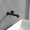 Villeroy and Boch Dawn Wall Mounted Single Lever Basin Mixer - Matt Black