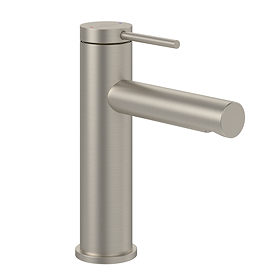 Villeroy and Boch Elements Loop & Friends Basin Mixer with Pop-up Waste - Brushed Nickel Matt