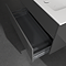 Villeroy and Boch Finero Glossy Grey 1000mm Wall Hung 2-Drawer Vanity Unit