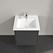 Villeroy and Boch Finero Glossy Grey 600mm Wall Hung 2-Drawer Vanity Unit