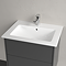 Villeroy and Boch Finero Glossy Grey 650mm Wall Hung 2-Drawer Vanity Unit