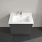 Villeroy and Boch Finero Glossy Grey 800mm Wall Hung 2-Drawer Vanity Unit