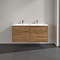 Villeroy and Boch Finero Oak Kansas 1300mm Wall Hung 4-Drawer Double Vanity Unit