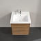 Villeroy and Boch Finero Oak Kansas 600mm Wall Hung 2-Drawer Vanity Unit