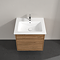 Villeroy and Boch Finero Oak Kansas 650mm Wall Hung 2-Drawer Vanity Unit