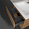 Villeroy and Boch Finero Oak Kansas 650mm Wall Hung 2-Drawer Vanity Unit