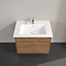 Villeroy and Boch Finero Oak Kansas 800mm Wall Hung 2-Drawer Vanity Unit