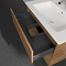 Villeroy and Boch Finero Oak Kansas 800mm Wall Hung 2-Drawer Vanity Unit