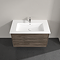 Villeroy and Boch Finero Stone Oak 1000mm Wall Hung 2-Drawer Vanity Unit