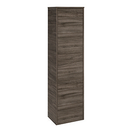 Villeroy and Boch Finero Stone Oak Wall Hung Tall Cabinet