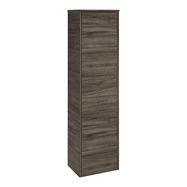 Villeroy and Boch Finero Stone Oak Wall Hung Tall Cabinet