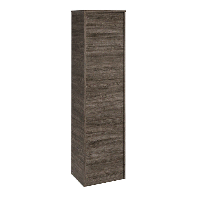 Villeroy and Boch Finero Stone Oak Wall Hung Tall Cabinet