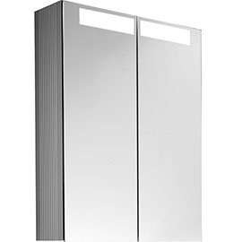 Villeroy and Boch H740 x W800mm Reflection LED Illuminated Mirror Cabinet - A356G800 Medium Image