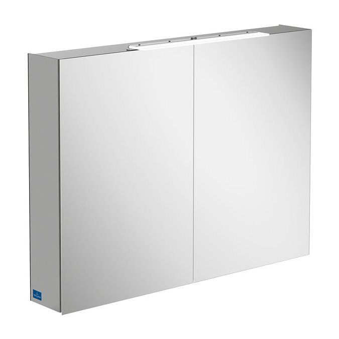Villeroy and Boch H746 x W1007mm My View One LED Illuminated Mirror Cabinet - A440G100 Large Image