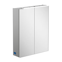 Villeroy and Boch H746 x W607mm My View One LED Illuminated Mirror Cabinet - A439G600 Large Image