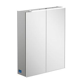 Villeroy and Boch H746 x W607mm My View One LED Illuminated Mirror Cabinet - A439G600 Large Image