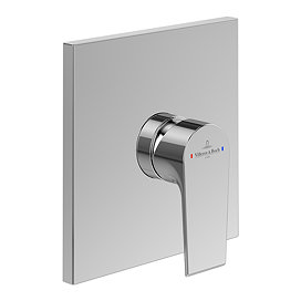 Villeroy and Boch Liberty Concealed Single Lever Bath Shower Mixer - Chrome
