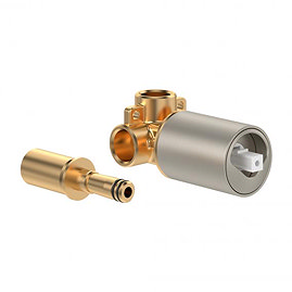 Villeroy and Boch Loop & Friends Universal Concealed Installation Unit - Brushed Nickel - TVW10611B15064