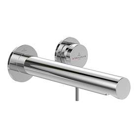 Villeroy and Boch Loop & Friends Wall Mounted Single Lever Basin Mixer - Chrome