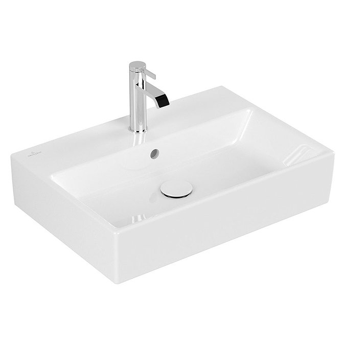 Villeroy and Boch Memento 1TH Wall Hung Basin  In Bathroom Large Image