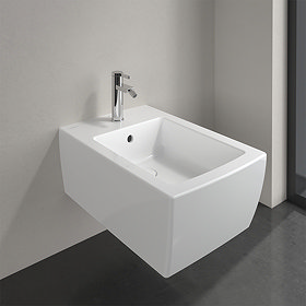 Villeroy and Boch Memento 2.0 Wall Hung Bidet - 44330001 Large Image