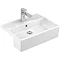 Villeroy and Boch Memento 550 x 420mm 1TH Semi-Recessed Basin - 41335501  Profile Large Image