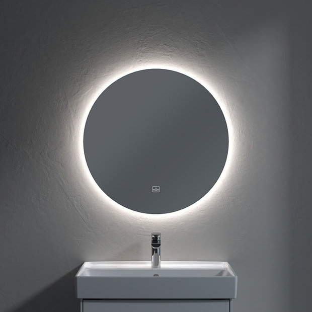 Villeroy and Boch More to See Lite Round LED Mirror  Standard Large Image