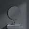 Villeroy and Boch More to See Lite Round LED Mirror  In Bathroom Large Image