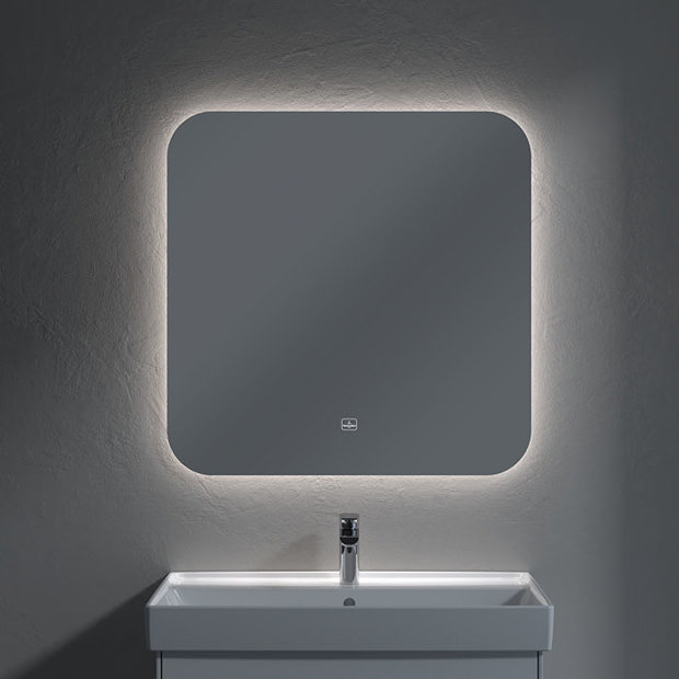Villeroy and Boch More To See Lite Square LED Mirror  Standard Large Image