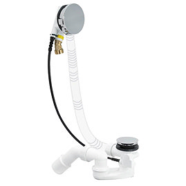 Villeroy and Boch Multiplex Trio Pop-up Bath Filler Waste with Overflow Chrome - U90600361 Large Ima
