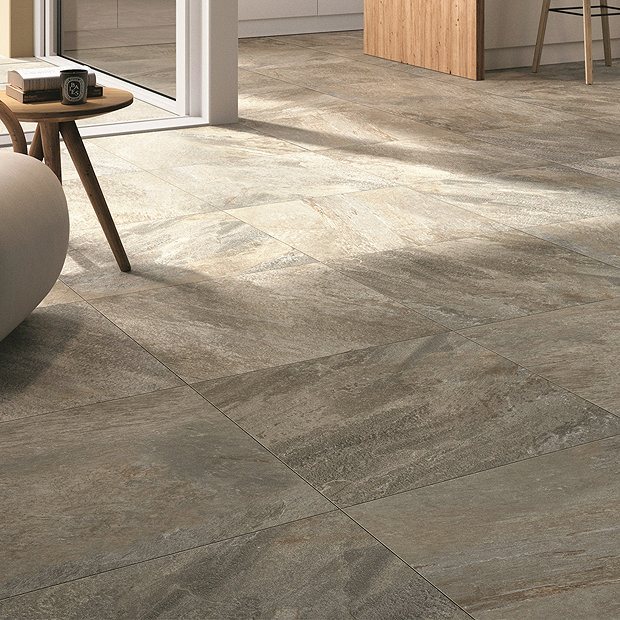 Villeroy and Boch My Earth Grey Multicolour Wall & Floor Tiles 600 x 600mm