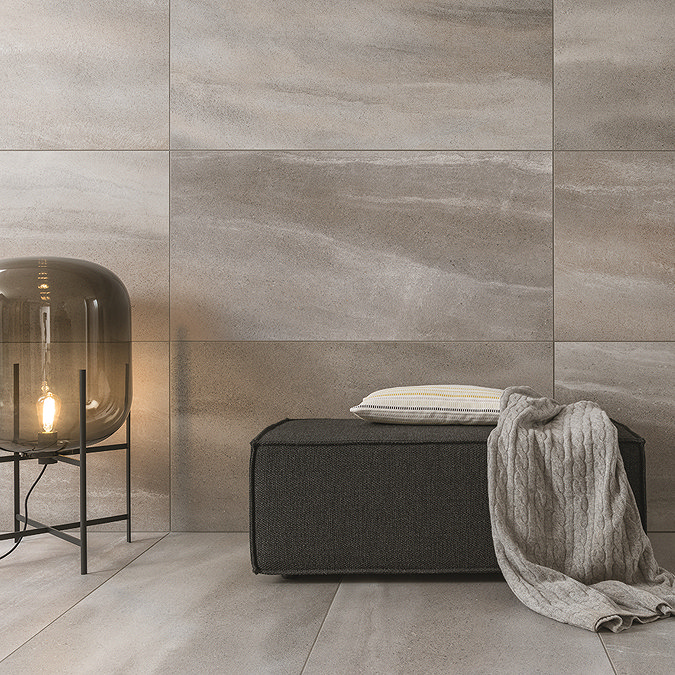 Villeroy and Boch Natural Blend Stone Grey Wall & Floor Tiles - 300 x 600mm