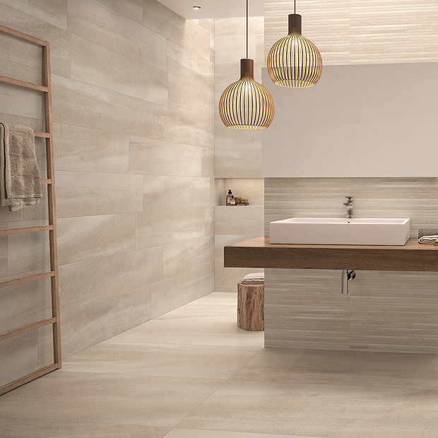 Villeroy and Boch Natural Blend Sunny Cliff Wall & Floor Tiles - 300 x 600mm