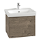 Villeroy and Boch Newo Nebraska Oak 600mm Wall Hung 1-Drawer Vanity Unit