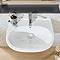 Villeroy and Boch O.novo 1TH Basin + Full Pedestal  Profile Large Image