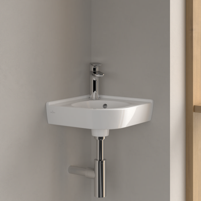 Villeroy and Boch O.novo 400 x 320mm 1TH Corner Handwash Basin