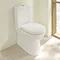 Villeroy and Boch O.novo BTW Close Coupled Toilet (Bottom Entry Water Inlet) + Soft Close Seat  Feat