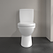 Villeroy and Boch O.novo BTW Close Coupled Toilet (Side/Rear Entry Water Inlet) + Soft Close Seat