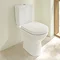 Villeroy and Boch O.novo Close Coupled Toilet (Side/Rear Entry Water Inlet) + Soft Close Seat  Stand