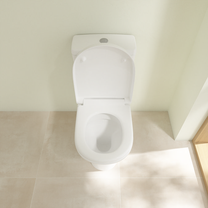 Villeroy and Boch O.novo Combi-Pack Close Coupled Open Back Toilet