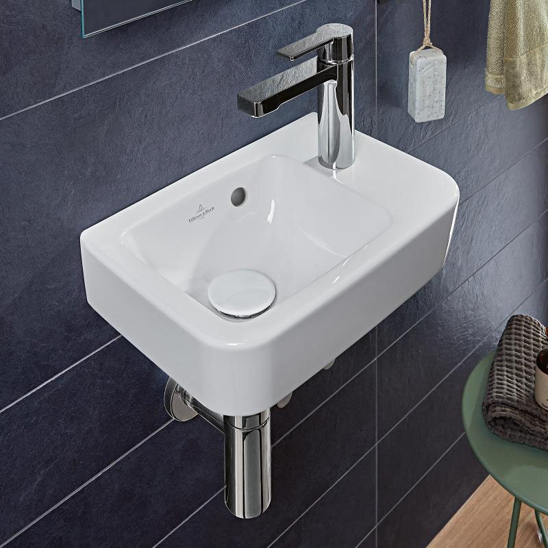 Villeroy and Boch O.novo Compact 360 x 250mm 1TH Handwash Basin  Profile Large Image