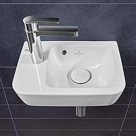 Villeroy and Boch O.novo Compact 360 x 250mm 1TH Handwash Basin Right Hand Bowl