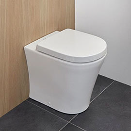 Villeroy and Boch O.novo Compact Back to Wall Toilet + Soft Close Seat Medium Image