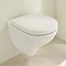 Villeroy and Boch O.novo Compact Wall Hung Toilet + Soft Close Seat Feature Large Image