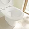 Villeroy and Boch O.novo Rimless Close Coupled Toilet (Bottom Entry Water Inlet) + Soft Close Seat  