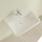 Villeroy and Boch O.novo Square 1TH Washbasin + Full Pedestal  Profile Large Image