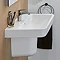 Villeroy and Boch O.novo Square 1TH Washbasin + Semi Pedestal  Feature Large Image